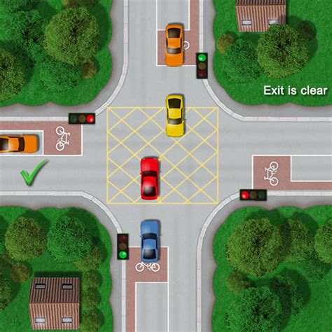 is lost my box junction|box junction traffic light turns red.